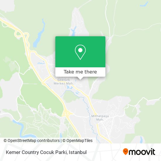 Kemer Country Cocuk Parki map