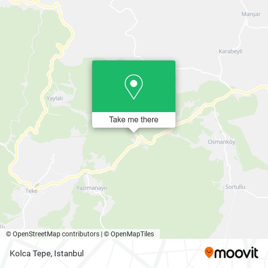Kolca Tepe map