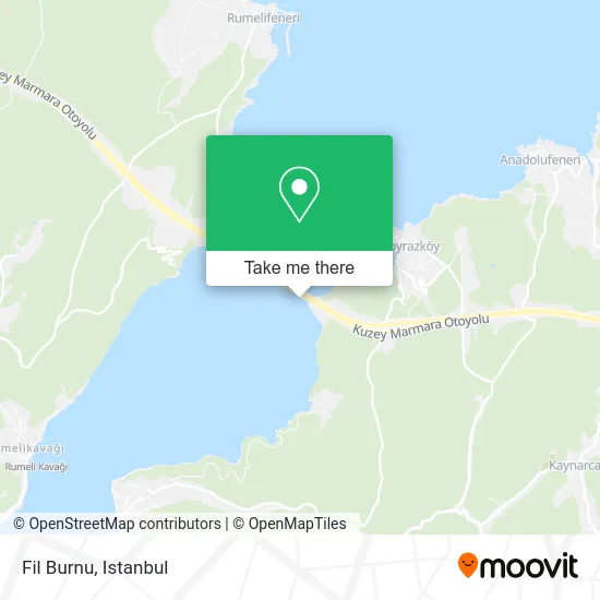 Fil Burnu map