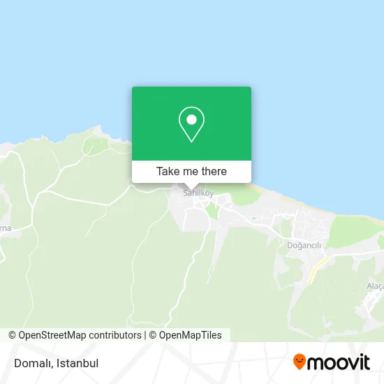 Domalı map