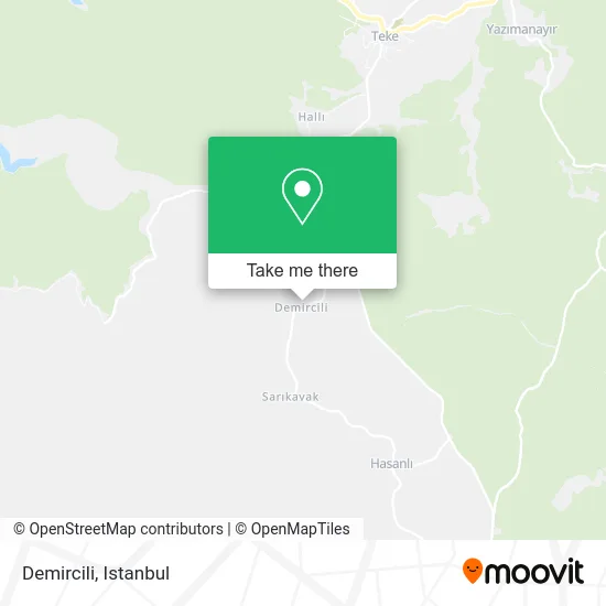 Demircili map