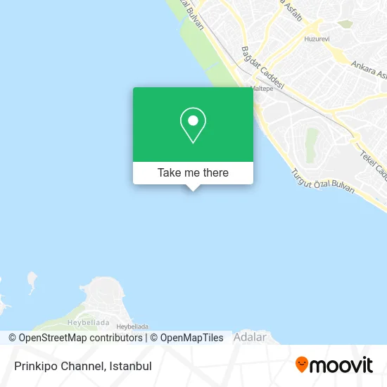 Prinkipo Channel map