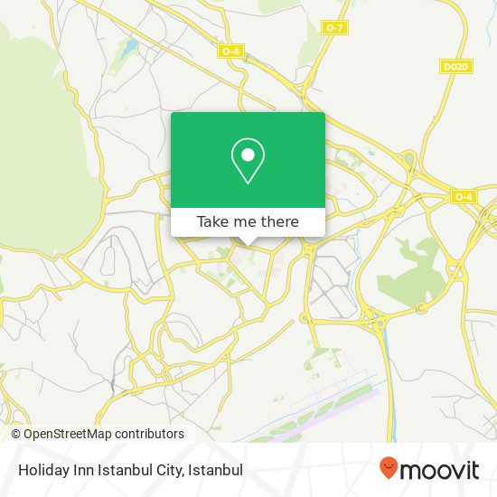 Holiday Inn Istanbul City map