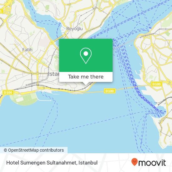 Hotel Sumengen Sultanahmet map