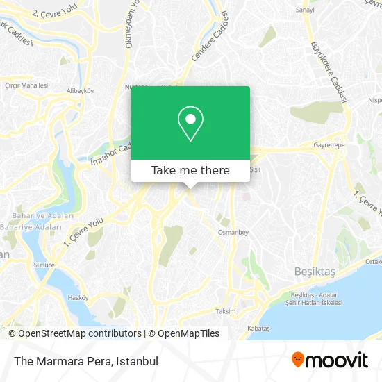 The Marmara Pera map
