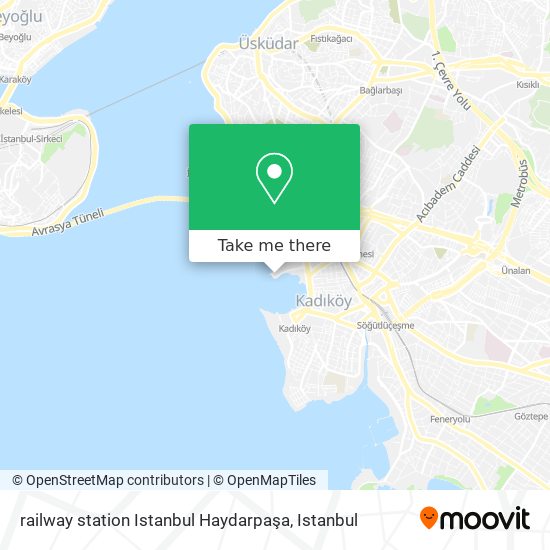 railway station Istanbul Haydarpaşa map