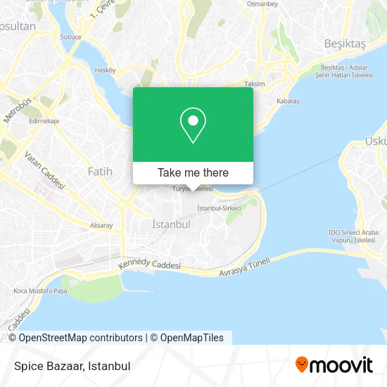Spice Bazaar map