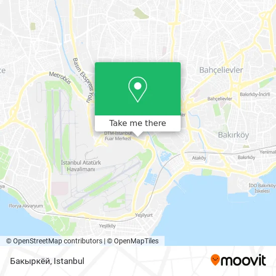 Бакыркёй map