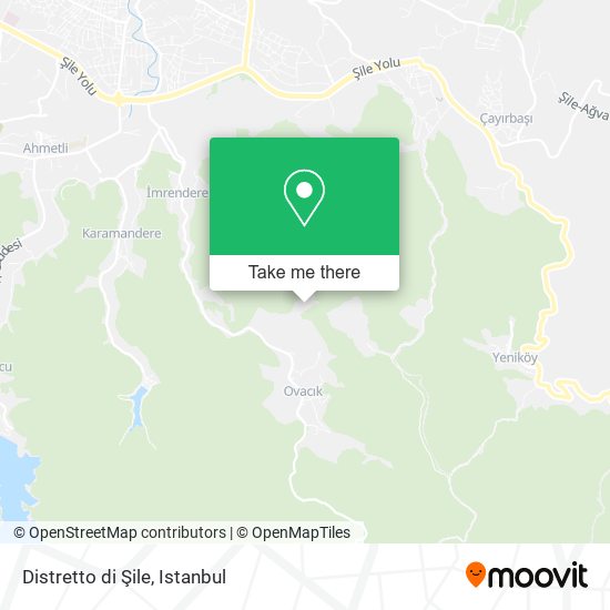 Distretto di Şile map