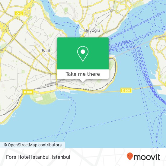 Fors Hotel Istanbul map