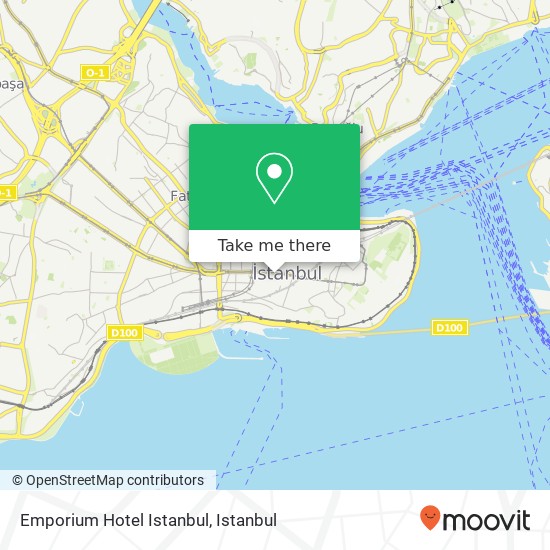 Emporium Hotel Istanbul map