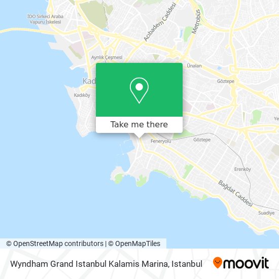 Wyndham Grand Istanbul Kalamis Marina map