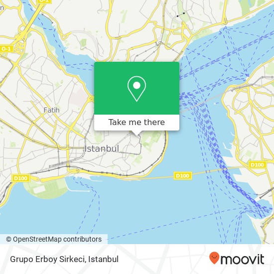 Grupo Erboy Sirkeci map