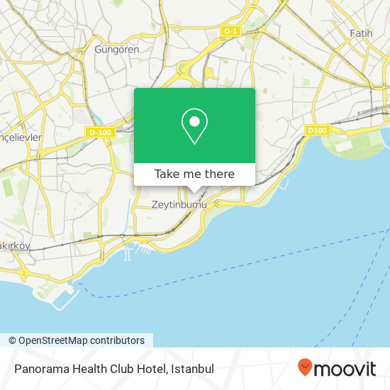 Panorama Health Club Hotel map