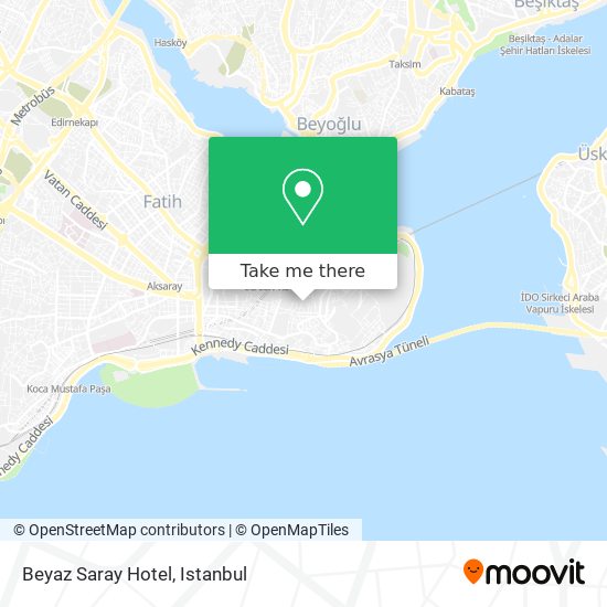 Beyaz Saray Hotel map