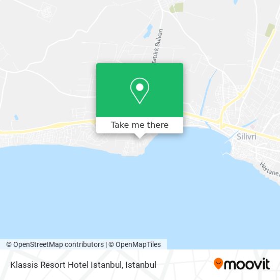 Klassis Resort Hotel Istanbul map