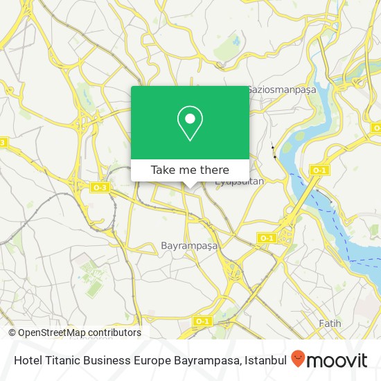 Hotel Titanic Business Europe Bayrampasa map