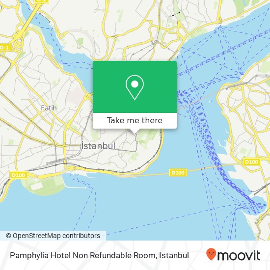 Pamphylia Hotel Non Refundable Room map