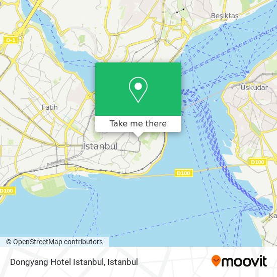 Dongyang Hotel Istanbul map