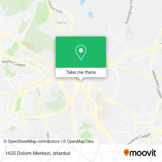 HGS Dolum Merkezi map