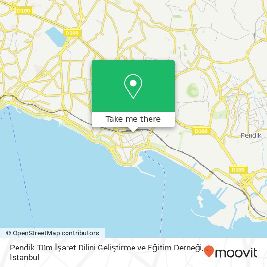 Pendik Tüm İşaret Dilini Geliştirme ve Eğitim Derneği map