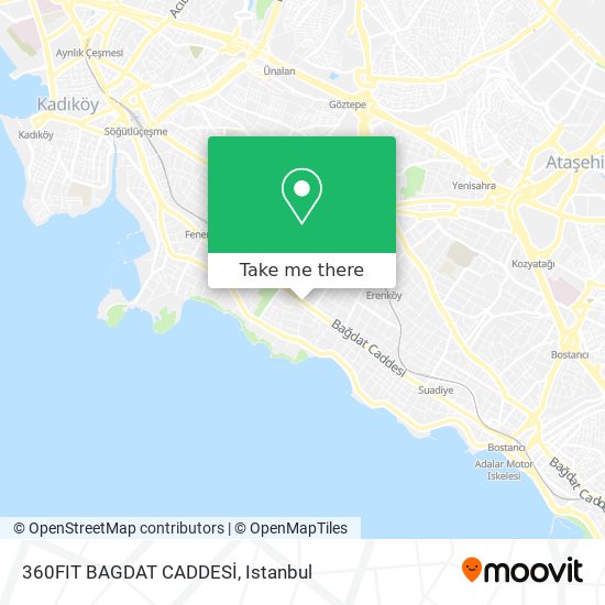 360FIT BAGDAT CADDESİ map