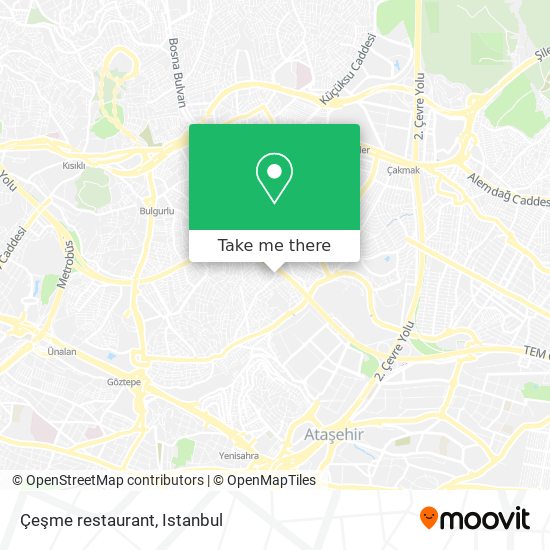 Çeşme restaurant map