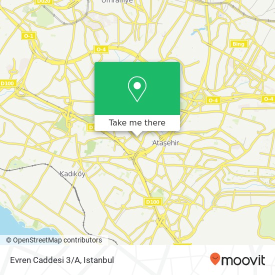 Evren Caddesi 3/A map