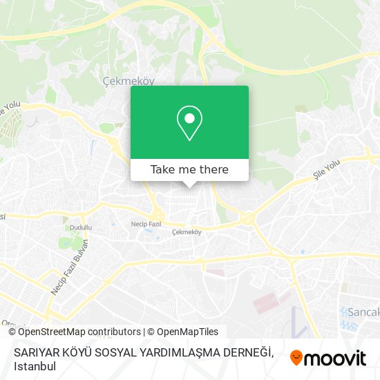SARIYAR KÖYÜ SOSYAL YARDIMLAŞMA DERNEĞİ map