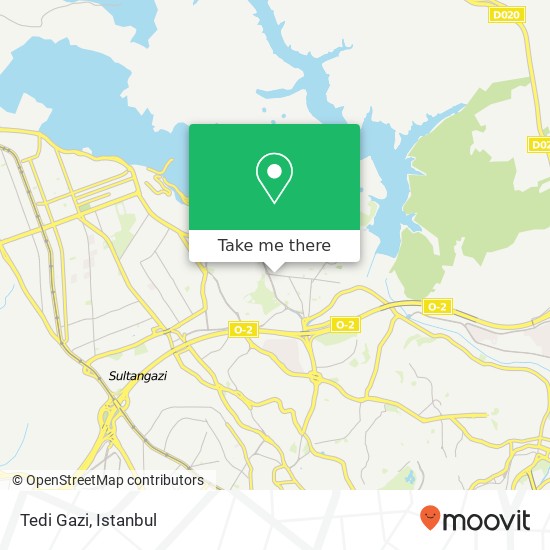 Tedi Gazi map