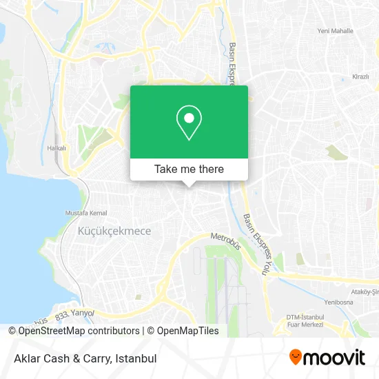 Aklar Cash & Carry map