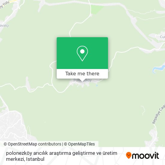 polonezköy arıcılık araştırma geliştirme ve üretim merkezi map