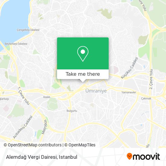 Alemdağ Vergi Dairesi map
