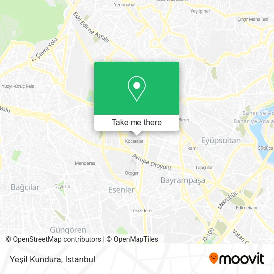 Yeşil Kundura map