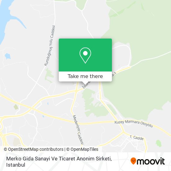 Merko Gida Sanayi Ve Ticaret Anonim Sirketi map