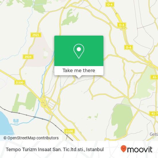 Tempo Turizm Insaat San. Tic.ltd.sti. map