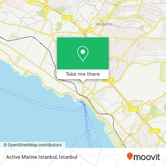 Active Marine Istanbul map