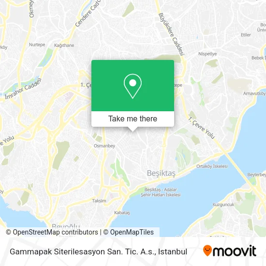 Gammapak Siterilesasyon San. Tic. A.s. map