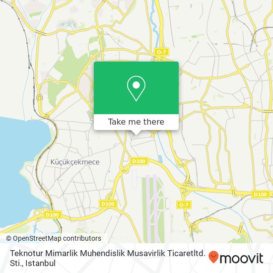 Teknotur Mimarlik Muhendislik Musavirlik Ticaretltd. Sti. map