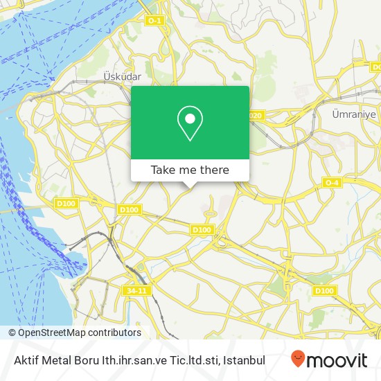 Aktif Metal Boru Ith.ihr.san.ve Tic.ltd.sti map