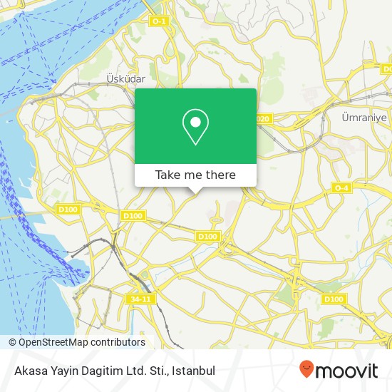 Akasa Yayin Dagitim Ltd. Sti. map