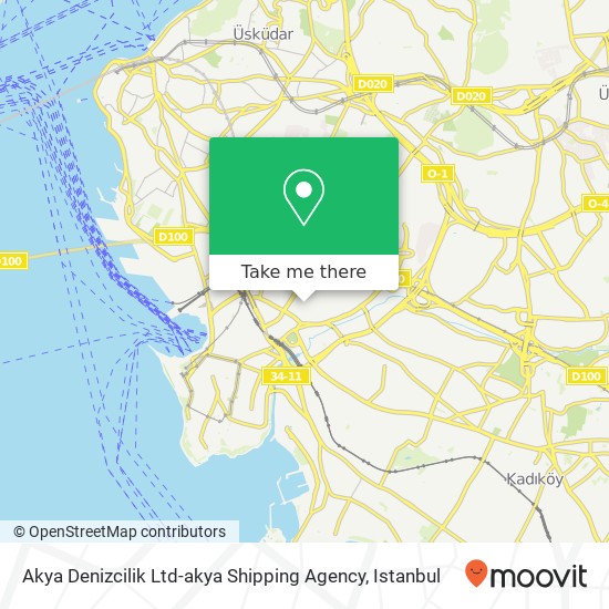 Akya Denizcilik Ltd-akya Shipping Agency map