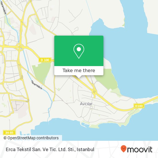 Erca Tekstil San. Ve Tic. Ltd. Sti. map
