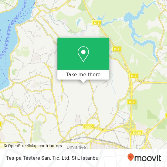 Tes-pa Testere San. Tic. Ltd. Sti. map