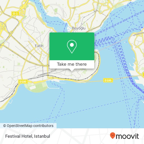 Festival Hotel map