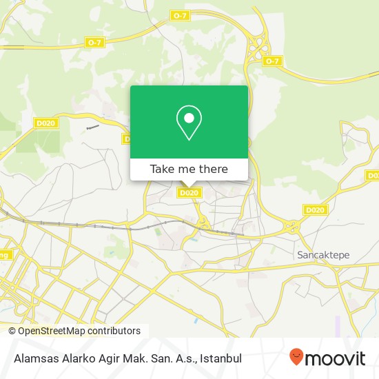 Alamsas Alarko Agir Mak. San. A.s. map