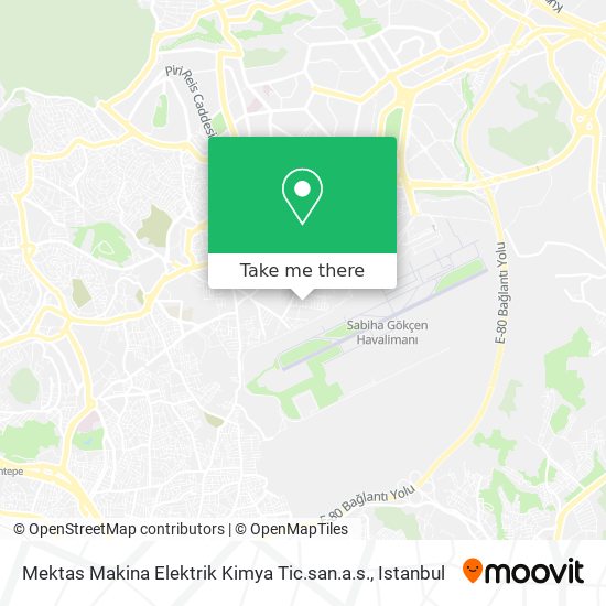 Mektas Makina Elektrik Kimya Tic.san.a.s. map