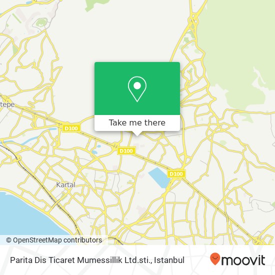 Parita Dis Ticaret Mumessillik Ltd.sti. map