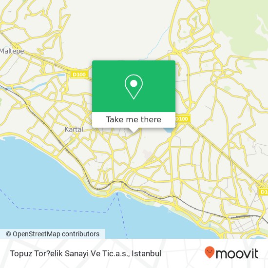 Topuz Tor?elik Sanayi Ve Tic.a.s. map