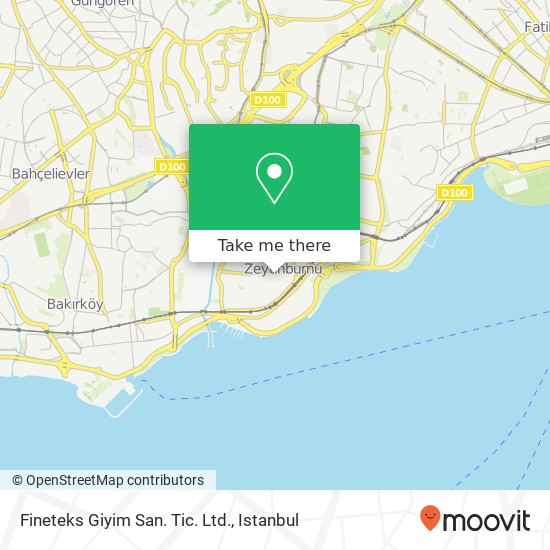 Fineteks Giyim San. Tic. Ltd. map